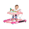 Dream On Me Baby Steps Baby Walker In Pink, Adjustable Three Position Height Setting, Removable Tray, Easy To Fold And Store Bab