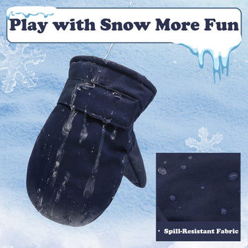 Sarfel Toddler Mittens 18 Months Toddler Winter Gloves Baby Mittens For Toddler Boys Toddler Gloves 2T Baby Gloves 12-18 Months