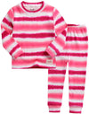 Vaenait Baby Kids Junior 100% Cotton Sleepwear Pajamas 2Pcs Set Tiedye-Pinkpurple-245 M