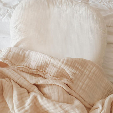 Wimist Muslin Baby Lounger Cover, Newborn Lounger Cover, Soft Cotton Breathable Lounger Pillow For Boys Girls Infant, Cover Only