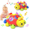 Baby Bilingual Musical Ladybug Crawling Toys,Baby Toys 6-12 Months with Light-up Music, Early Educational Learning Toys, Infant