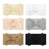 Oneninedream Baby Headbands Hair Bows For Infants Elastics Big Bows For Girls Baby Bows 6-12 Months Toddlers Hair Bows Gray Whit