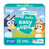 Pampers Training Pants - Easy Ups Boys & Girls Bluey - Size 5T-6T, 15 Count, Children'S Potty Underwear (Packaging May Vary)