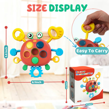 Christmas Stocking Stuffers for Toddlers Airplane Travel Toys for Toddler 1-3 Sensory Montessori Toys for 1+ Year Old Silicone P
