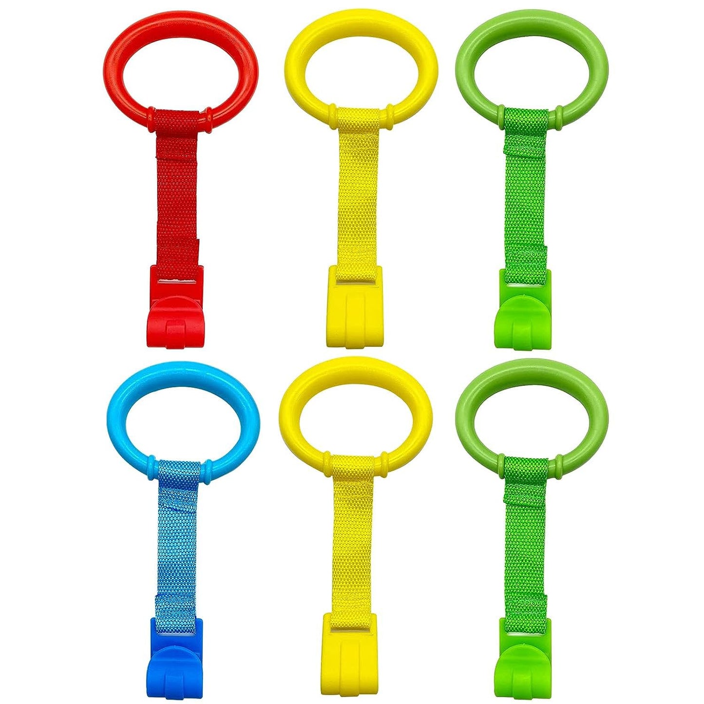Baby Pull Up Rings, Pull Up Rings For Playpen, Baby Crib Pull Rings, Baby Cot Hanging Rings, Infant Baby Toddler Walking Assista