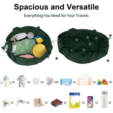 Diaper Bag Tote With Silicone Pacifier Case,Tote Bags Crossbody Hospital Bag Travel Large Mommy Bags,Baby Diaper Bag With Should