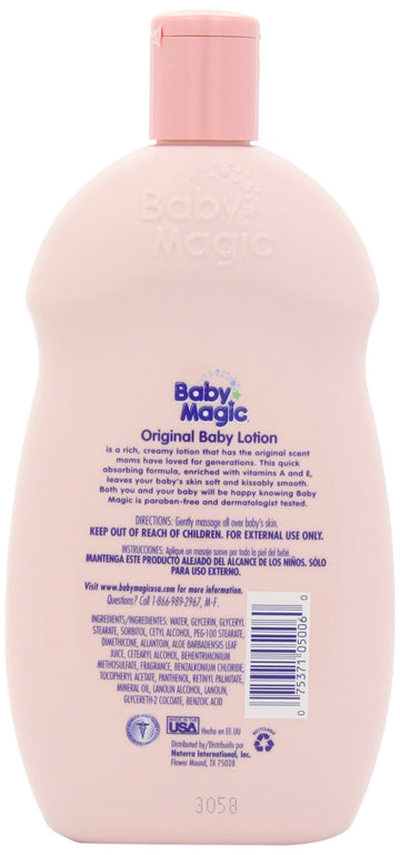 Baby Magic Gentle Baby Lotion, Original Baby Scent, 6 Pack