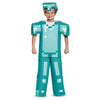 Disguise 65674K Armor Prestige Minecraft Costume, Multicolor, Medium