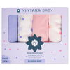 NINTARABABY ExtraLarge Swaddles Pack of 4, 47 x 47 (119 cm x 119 cm)