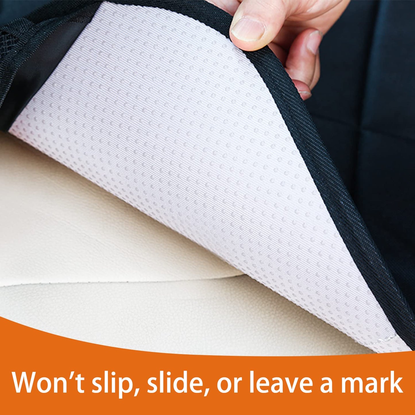 Meolsaek Car Seat Protector, Non-Slip Backing Will Not Leave Imprint, Waterproof Thicker Car Seat Cover For Suv, Sedan, Truck, L