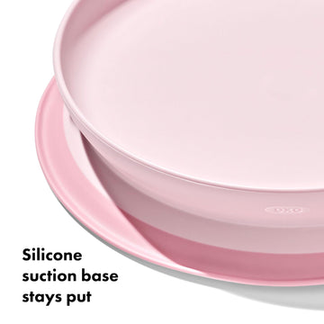 Oxo Tot Stick And Stay Suction Plate - Blossom