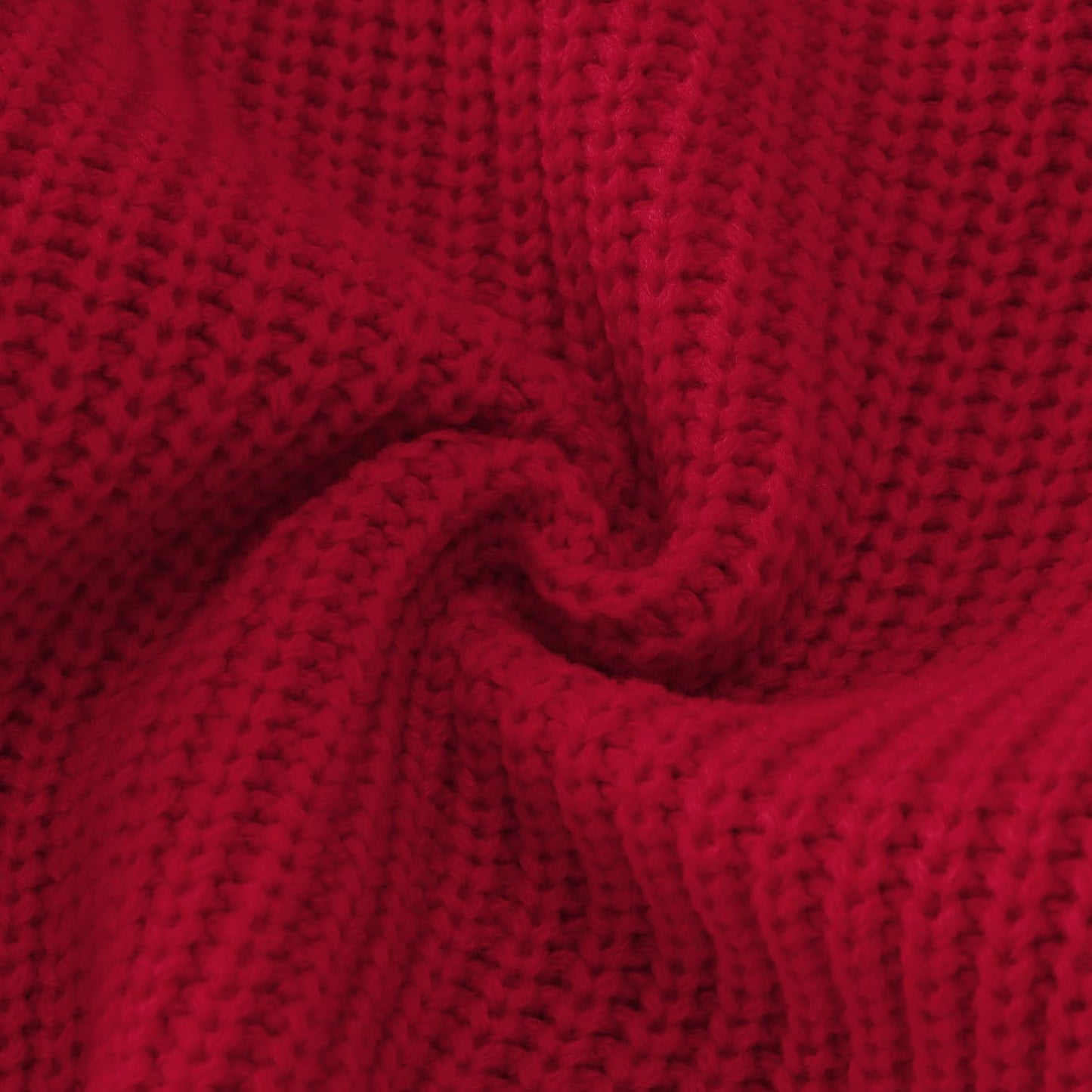 Toddler Girl Valentine'S Day Sweater Xoxo Chenille Patch Knit Sweater Chunky Long Sleeve Pullover Fall Winter Tops(Red,4T(100))