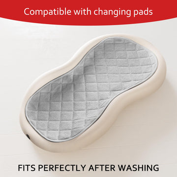 Quilted Thicker Changing Pad Liner 3 Pack Waterproof, Fit For Changing Pad Liners Are Warm On A Baby'S Back Non-Slip Design Reus