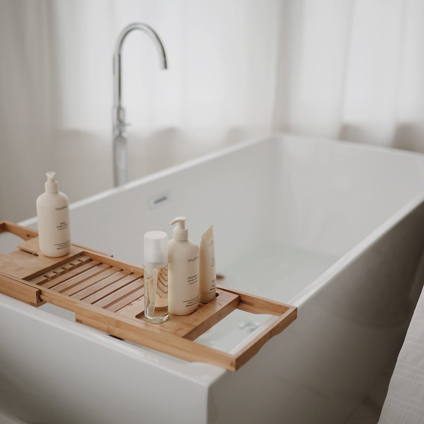 Mushie Organic Baby Oil | Hypoallergenic, Lightweight To Prevent Moisture Loss | Certified Cosmos Organic | Made In Denmark, 4.9