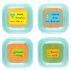 Baby Food Labels, Removable Write-On Daycare Date Labels For Oxo Tot Baby Food Storage Containers, Trays, Jars, Freezer & Dishwa