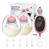 Breast Pump Hands Free D6, Ultra-Lightweight Wearable Breast Pump With Soft Double-Seal Flange - 25Mm, Quiet & Leak-Proof Portab