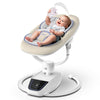 MOMFANN Baby Swing for Infants, 3D-Motion Electric Infant Swing for Baby Boy Girl, Adjustable Height and Angle 360Rotating Seat