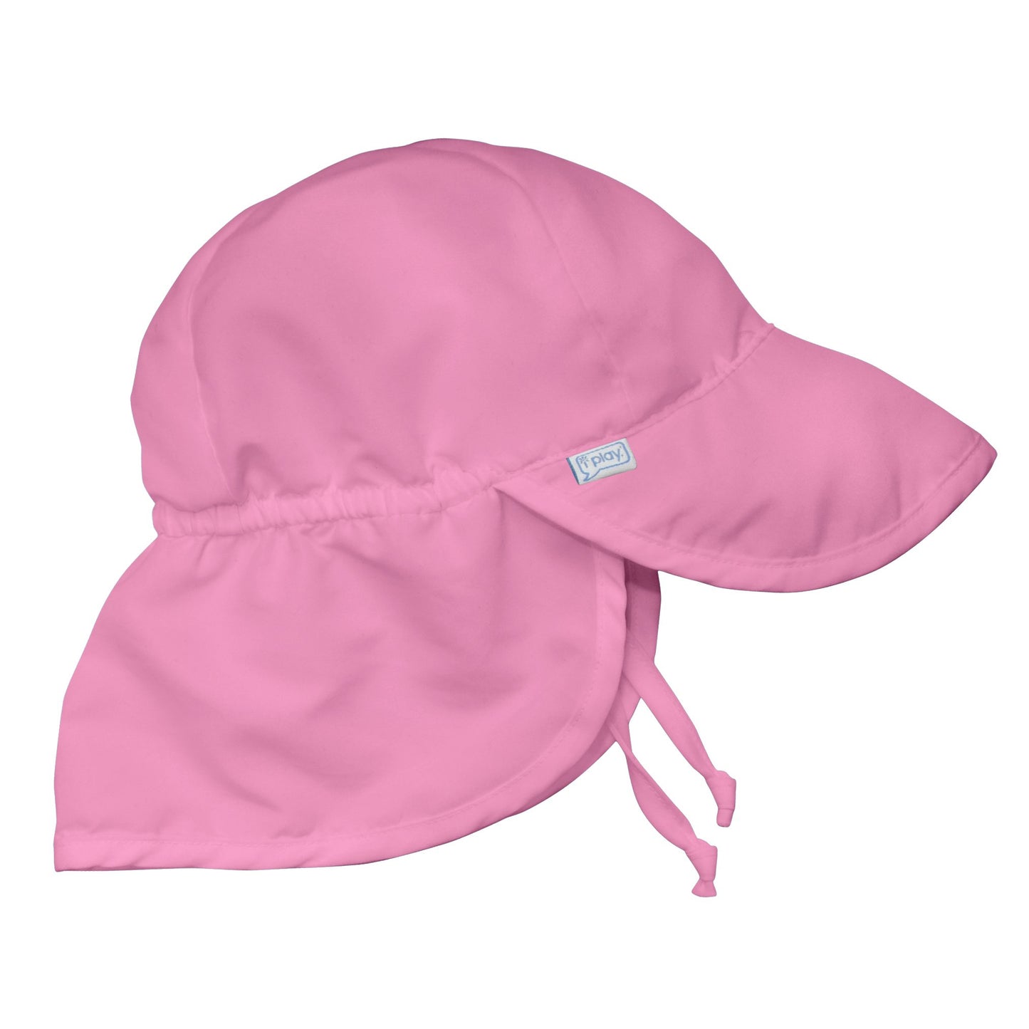 I Play. Baby Flap Sun Protection Swim Hat, Light Pink, 9-18 Months