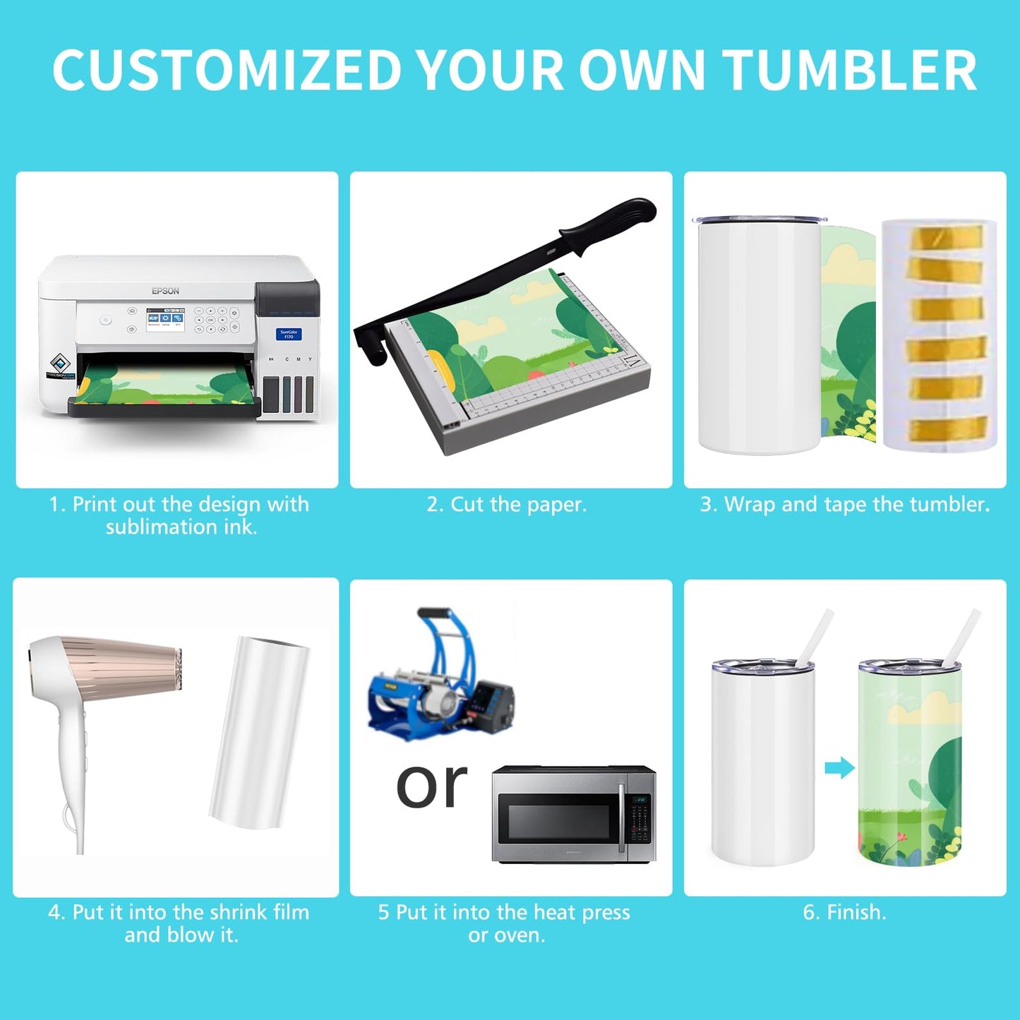 Rommeka Sublimation Sippy Cups, 12Oz 4 Pack Sublimation Blanks Skinny Straight Tumbler Bulk Stainless Steel Insulated Sublimatio