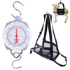 Yogayet Mechanical Hanging Scales 550Lb, Calf Sling And Hanging Weight Scale 2 In 1 Kit, Weighing Sling For Calves Lambs Goats N