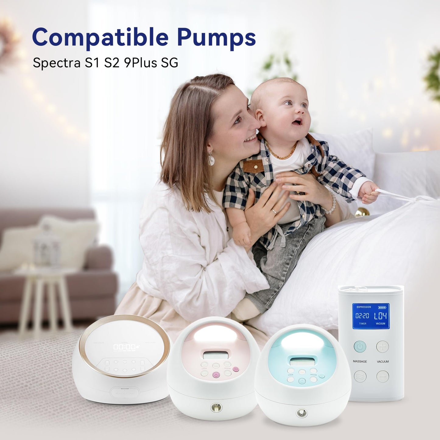 Gotocut Breast Pump Replacement Parts For Spectra Motif Luna Cimilre Ameda Mya Breastpumps, Replace Duckbill Valves Backflow Pro