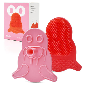 Cradle Cap Brush For Babies By Love Noobs, Baby Cradle Cap Treatment, Pack Of 2, Non-Toxic Toddler Cradle Cap Comb, With Suction