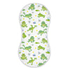 YYZZH Cartoon Frog Lily Lotus Leaf Muslin Burp Cloths for Baby 1 Pack 100% Cotton Baby Washcloths Bibs for Boy Girl