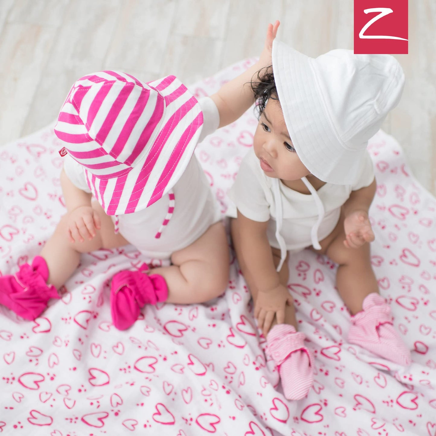 Zutano Baby Floppy, Classic White, 18 Months