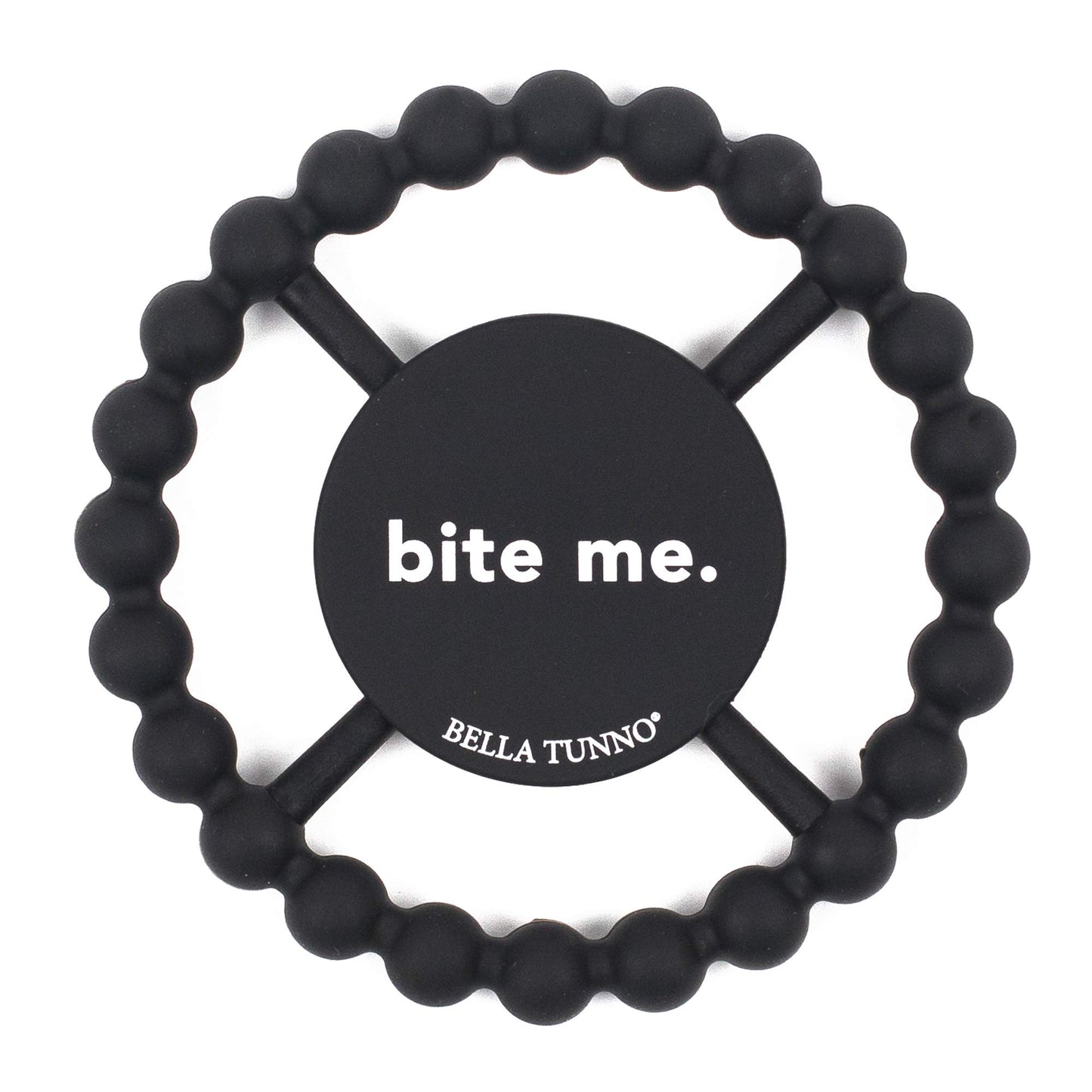 Bella Tunno Happy Teether - Soft & Easy Grip Baby Teether Toy, Silicone Teether Ring to Help Soothe Gums, Non-Toxic and BPA Free