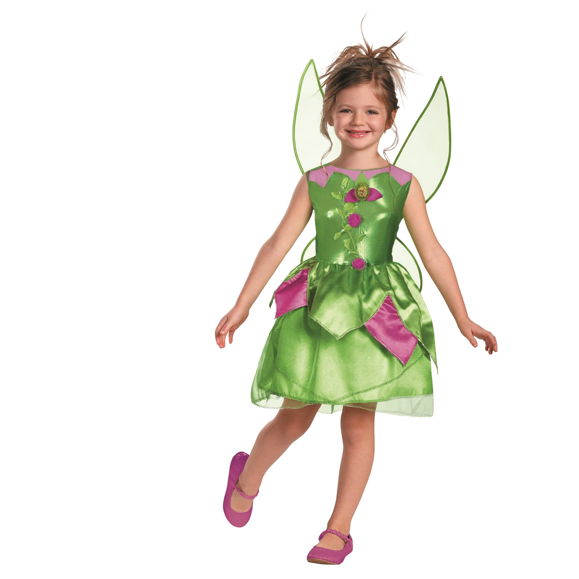 Disguise Disney Fairies Tinker Bell Classic Girls' Costume, Small(4-6X)