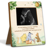 Winnie Pregnancy Milestone Keepsake & Ultrasound Picture Frame - Baby Shower Sign & Decor - Gifts For Gender Reveal