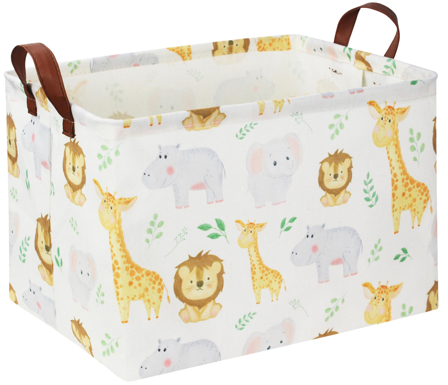 Hiyagon Toy Baskets Storage Kids Baby Boy Girls Basket Gift Basket Empty Rectangular Storage Bin Organizer Boxes For Room Decor