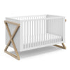 Storkcraft Equinox 3-In-1 Convertible Crib (Driftwood) - Easily Converts To Toddler Bed & Daybed, 3-Position Adjustable Mattress