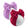 Lddcx Bows For Baby Girls Headband, Newborn Bows Headbands Baby Hair Bows Hairbands Hair Accessories.(Fd104) (Burgundy Lavender)