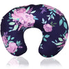 Purple Floral Nursing Pillow Cover, Breastfeeding Pillow Slipcover For Baby Boys & Girls, Nursing Pillow Case For Newborn, Soft