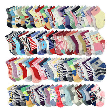 Wafunne Baby Boys Socks Wholesale 20 Pairs Baby Socks Cotton Boy 1-3 T