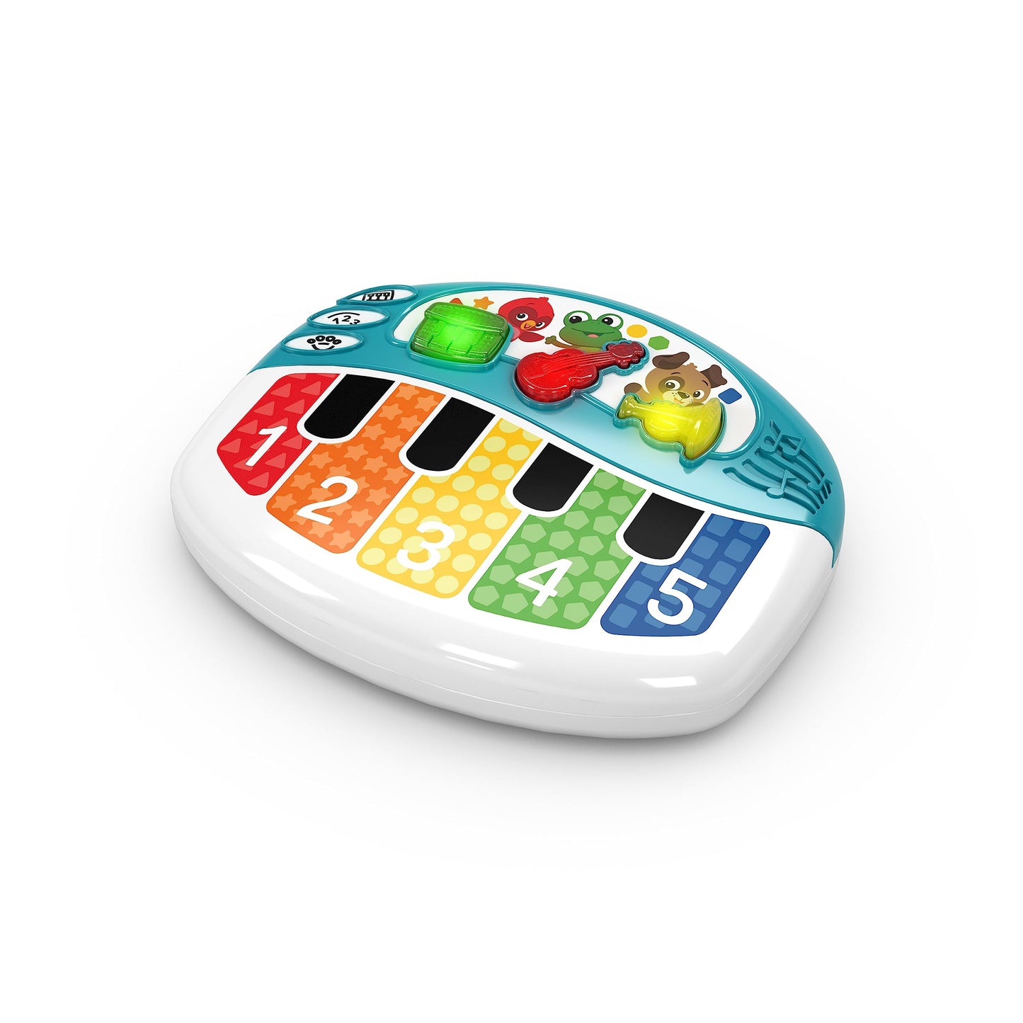 Baby Einstein Discover & Play Piano Musical Baby Toy, Learn About Instruments, Numbers and Animals in 3 Languages, Age 3 months