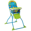 Cosco Simple Fold Deluxe High Chair With 3-Position Tray (Monster Syd)