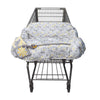 Boppy Shopping Cart And High Chair Cover, Sunshine Yellow And Gray Chevron With Changeable Slideline Sun Book Toy, Plush Comfort
