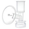 Maymom Breast Shield Flange Compatible For Ameda Breast Pumps Mya Joy Finesse (19 Mm, 1-Piece)