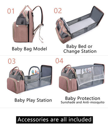Houscly Diaper Bags Backpack For Baby Boy : Large Baby Bag For Boys Girls Mom Toddler Women Men Dad Big Travel Newborn Essential