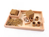 Golden Math Bead Material - Montessori Number Learning Educational Gifts for Kids