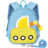GAGAKU Toddler Backpack with Leash - Mini Kids Backpack for Boys 2-5 Years - Blue Digger
