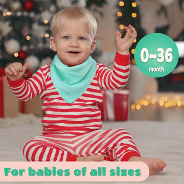 Elliehouse Baby Bibs 10 Pack Teething Drool Muslin Cotton Absorbent Soft Bibs For Infant Toddler Essentials