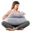 Battop Nursing Pillow For Breastfeeding, Plus Size Breastfeeding Pillows For More Support,With Adjustable Waist Strap And Remova