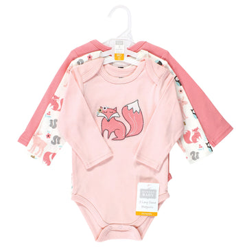 Hudson Baby Unisex Bodysuits Cotton Long-Sleeve Orest Girl, 9-12 Months, Orest Girl, 9-12 Months Us