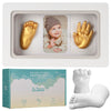 La Premura Baby Keepsake Hand Casting Kit With Shadow Box Frame - Plaster Hand Mold Baby Casting Kit For Infant Hand & Foot Mold