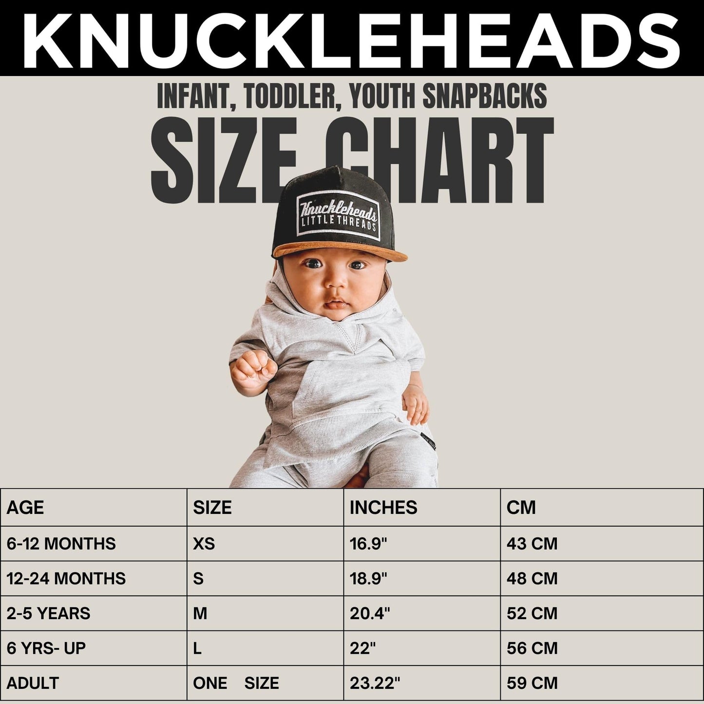 Born To Love Infant Snapback Hat - Toddler Sun Protection Hat- Baby Sun Hat Newborn - Beach Summer Boy Golf Newborn Hat - Grey/S