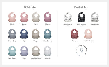 Goobie Baby Silicone Baby Bibs For Girls And Boys - Waterproof Bib Set For Babies And Toddlers - Bpa Free Feeding And Weaning Bi