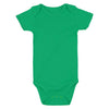 Romperinbox Unisex Solid Baby Bodysuit 0-24 Months (Green, 12-18 Months)
